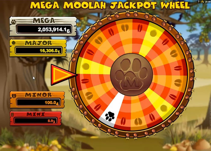 Mega Moolah jackpot bonus