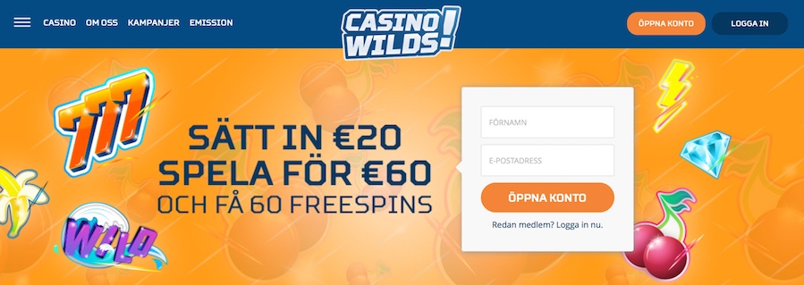 CasinoWilds Bonus